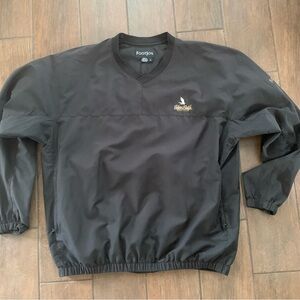 FootJoy Pullover Golf Wind Shirt with Zip Pockets Falcon Watch Golf Club FL sz L